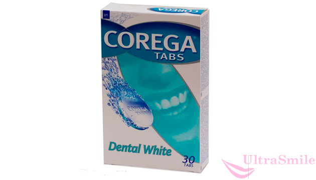 Corega Tabs Dental White 